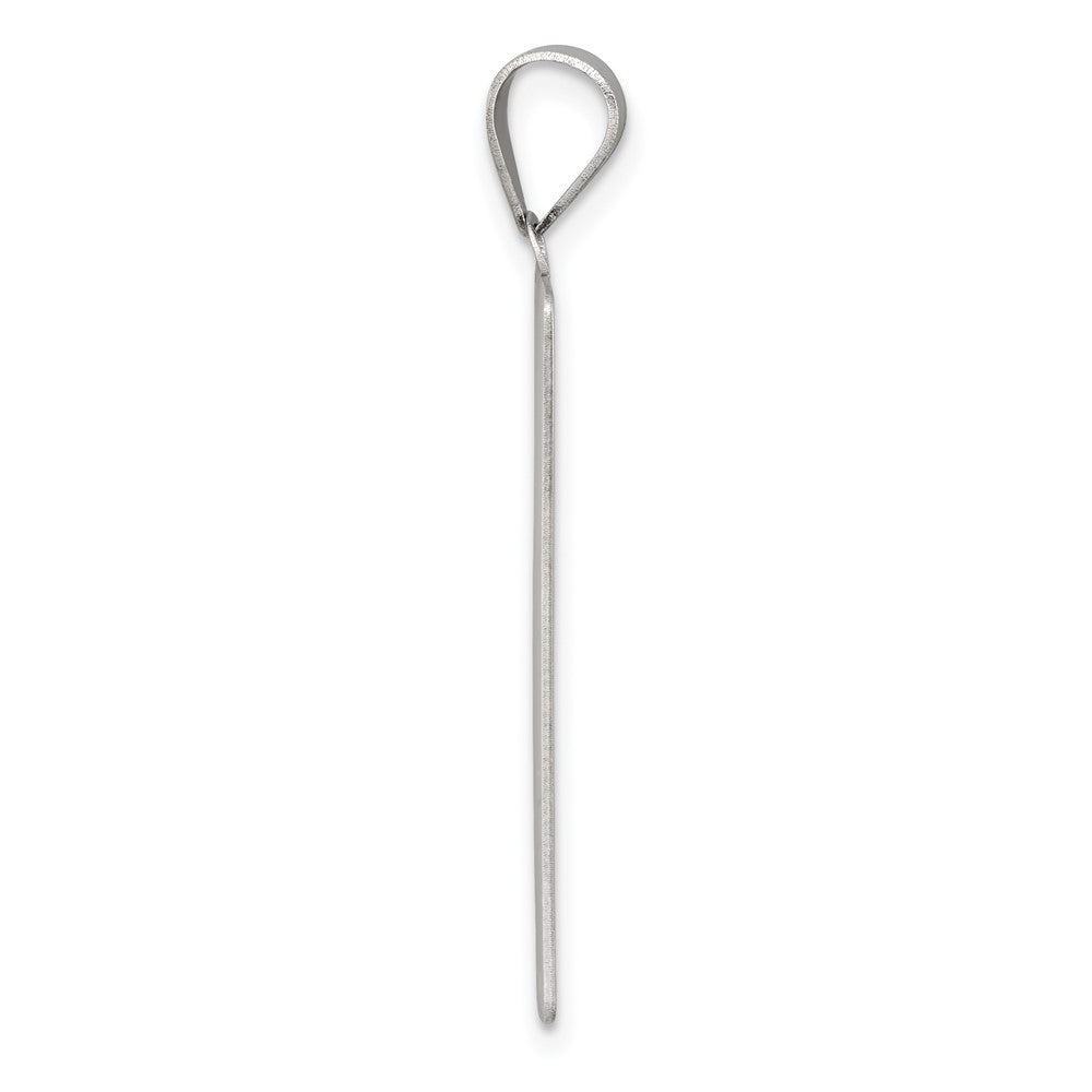 Sterling Silver The Devil Tarot Card Pendant QC11525