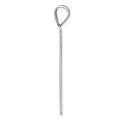 Sterling Silver The Devil Tarot Card Pendant QC11525