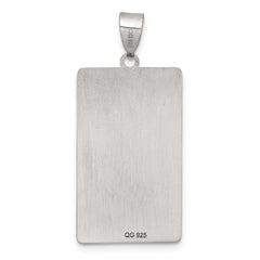 Sterling Silver The Devil Tarot Card Pendant QC11525