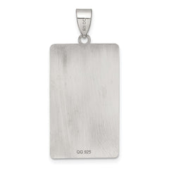 Sterling Silver The Tower Tarot Card Pendant QC11526