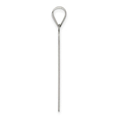 Sterling Silver The Moon Tarot Card Pendant QC11528