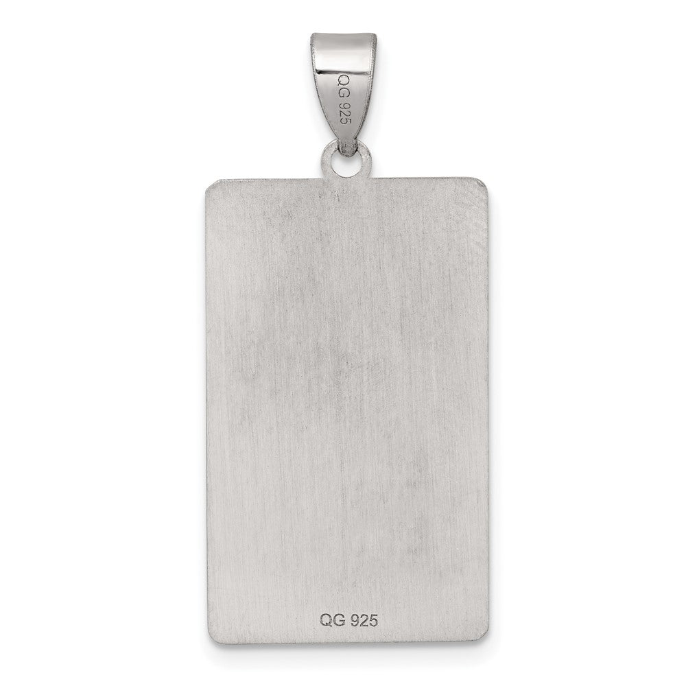 Sterling Silver The Sun Tarot Card Pendant QC11529