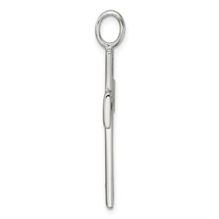 Sterling Silver Antiqued Polished Celtic Knot Cross Pendant QC11623