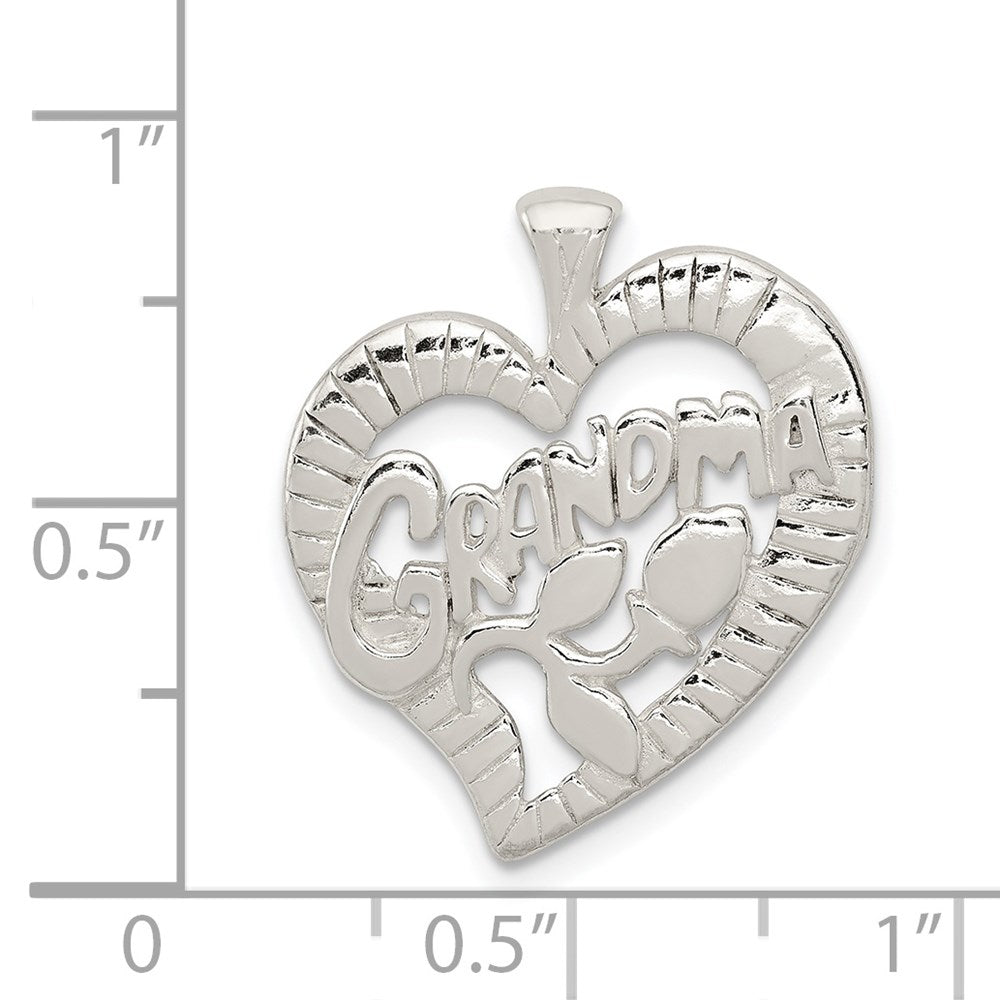 Sterling Silver Grandma Charm QC1589