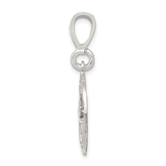 Sterling Silver Music Staff Charm QC1619