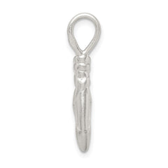Sterling Silver Ballet Slipper Charm QC1640
