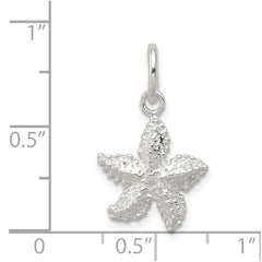 Sterling Silver Starfish Charm QC1652