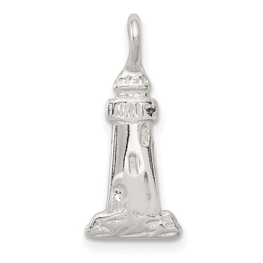 Sterling Silver Lighthouse Charm QC1668