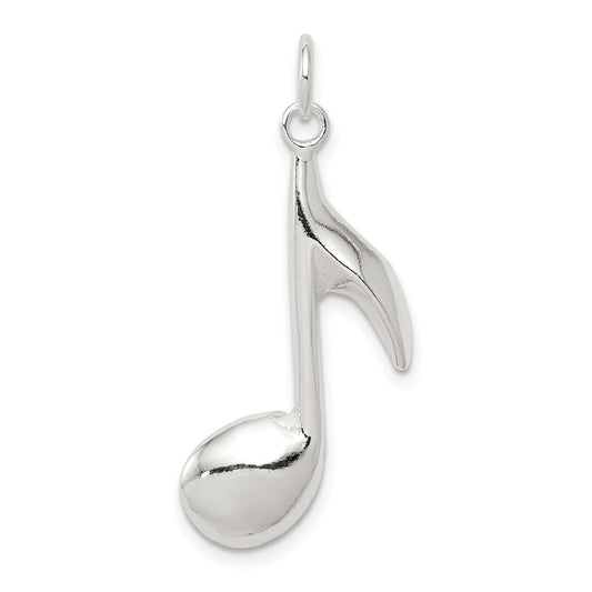 Sterling Silver Music Note Charm QC186