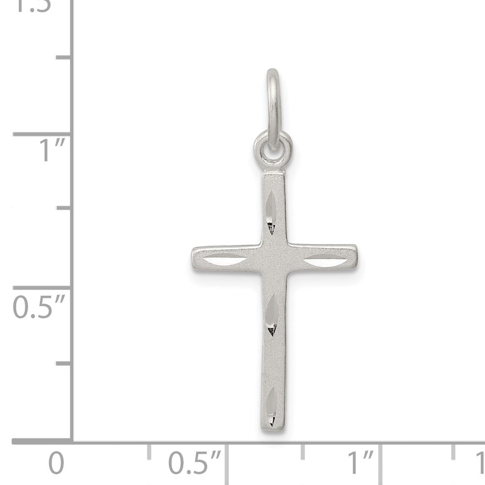 Sterling Silver Cross Charm QC1880