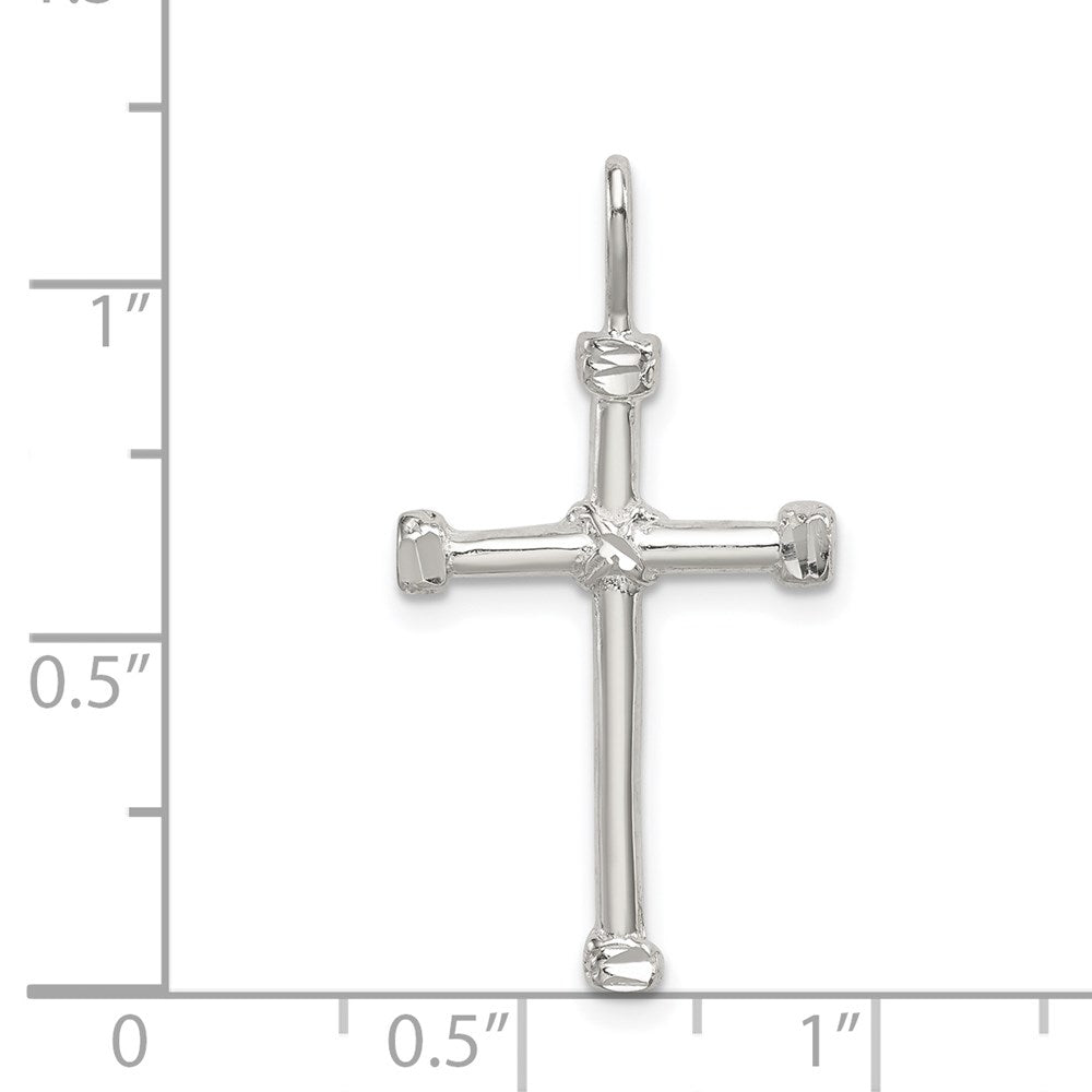 Sterling Silver Cross Charm QC1886