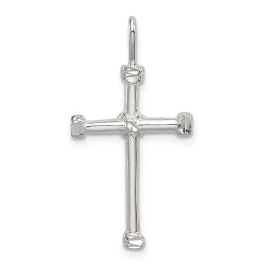 Sterling Silver Cross Charm QC1886