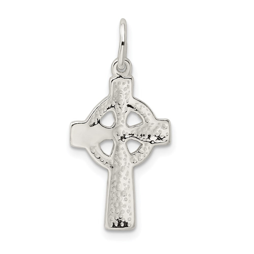 Sterling Silver Celtic Cross Charm QC1900