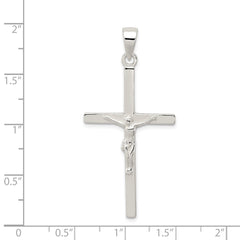 Sterling Silver Polished Crucifix Pendant QC1924