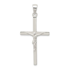 Sterling Silver Polished Crucifix Pendant QC1924