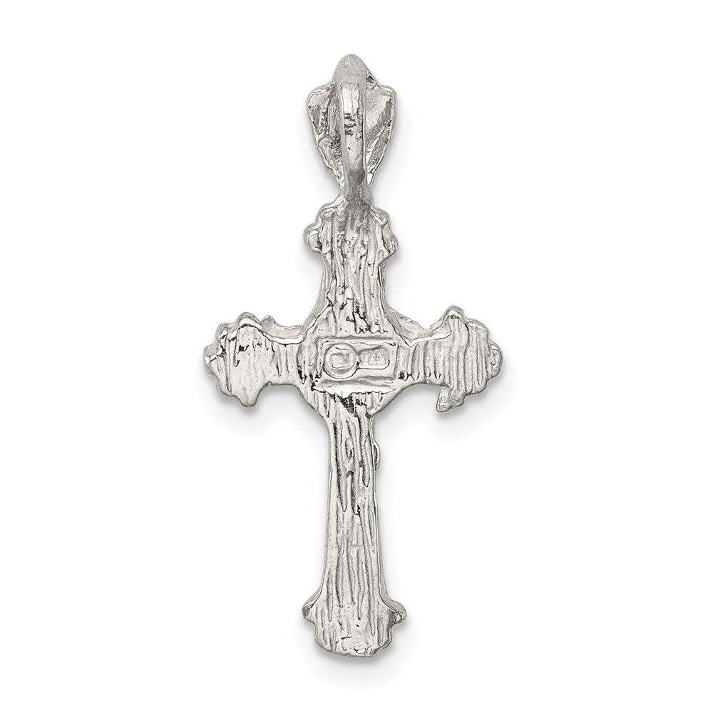 Sterling Silver INRI Crucifix Pendant QC1944