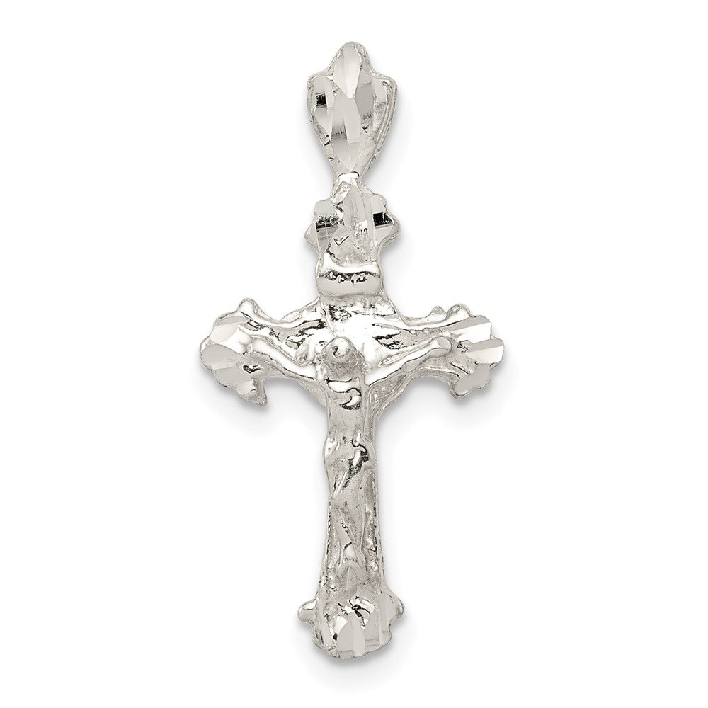 Sterling Silver INRI Crucifix Pendant QC1944