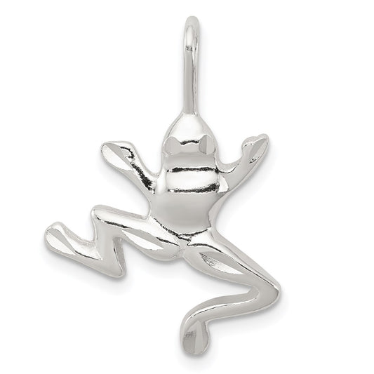 Sterling Silver Frog Charm QC2070