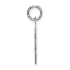 Sterling Silver Rhodium-plated Best Friends Disc Charm QC2335