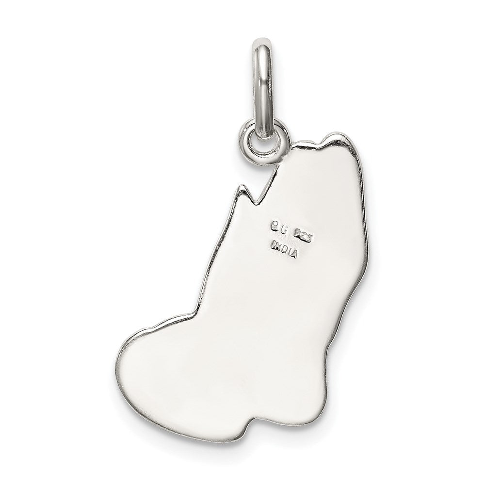 Sterling Silver Praying Hands Charm QC2405