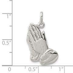 Sterling Silver Praying Hands Charm QC2405