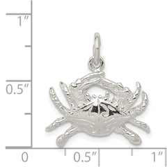 Sterling Silver Crab Charm QC2514