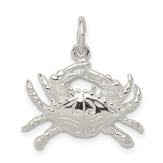 Sterling Silver Crab Charm QC2514