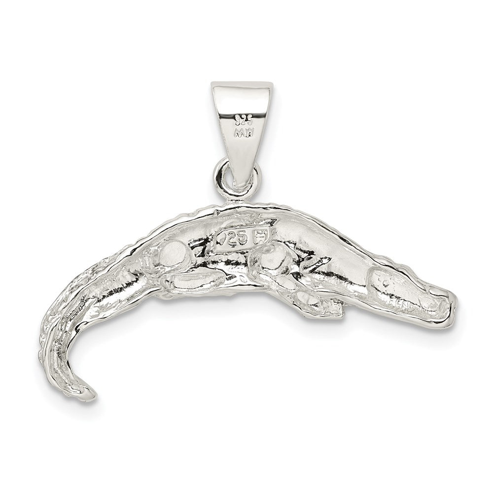 Sterling Silver Alligator Charm QC2531