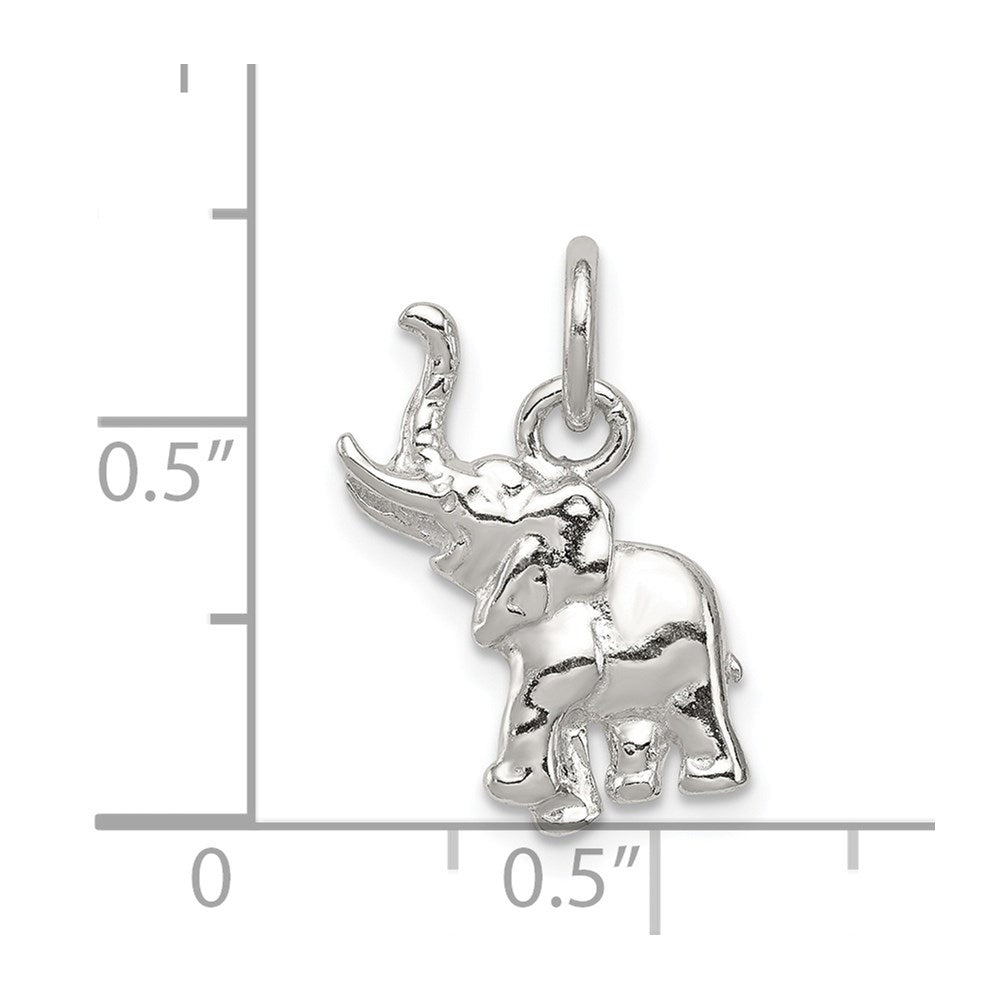 Sterling Silver Elephant Charm QC2552