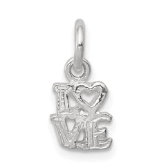 Sterling Silver Love Charm QC2641