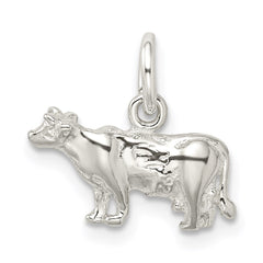 Sterling Silver Cow Charm QC2642