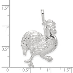 Sterling Silver Rooster Charm QC2645