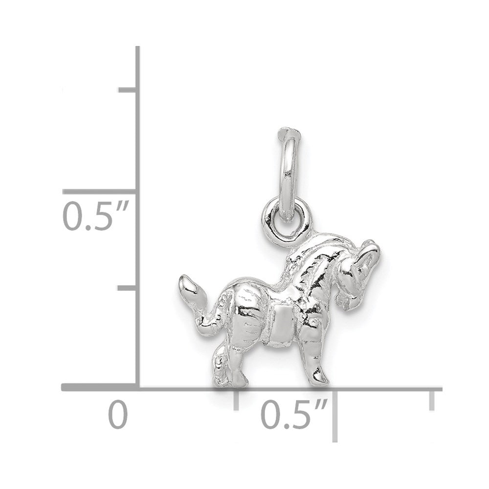 Sterling Silver Horse Charm QC2647