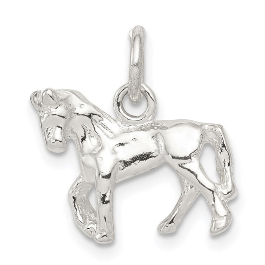 Sterling Silver Horse Charm QC2648
