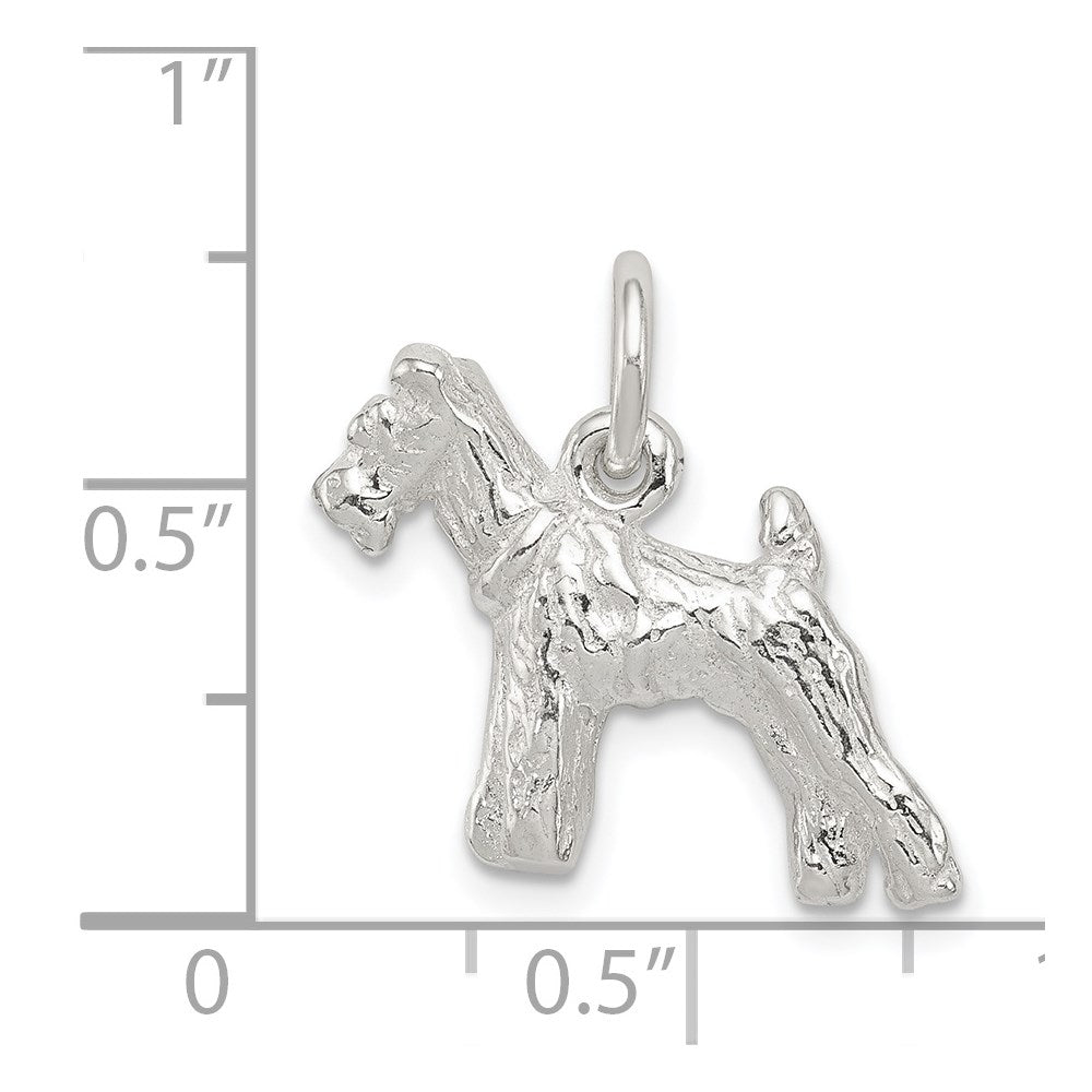 Sterling Silver Schnauzer Charm QC2670