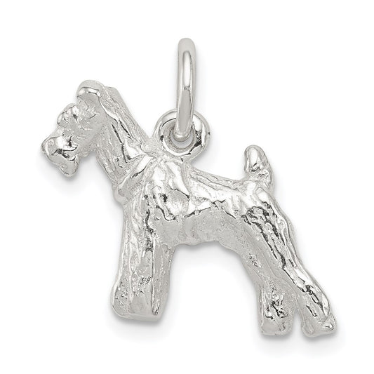 Sterling Silver Schnauzer Charm QC2670