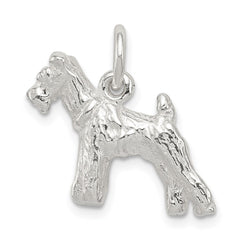 Sterling Silver Schnauzer Charm QC2670