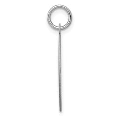 Sterling Silver Rhodium-plated Dalmatian Disc Charm QC2682