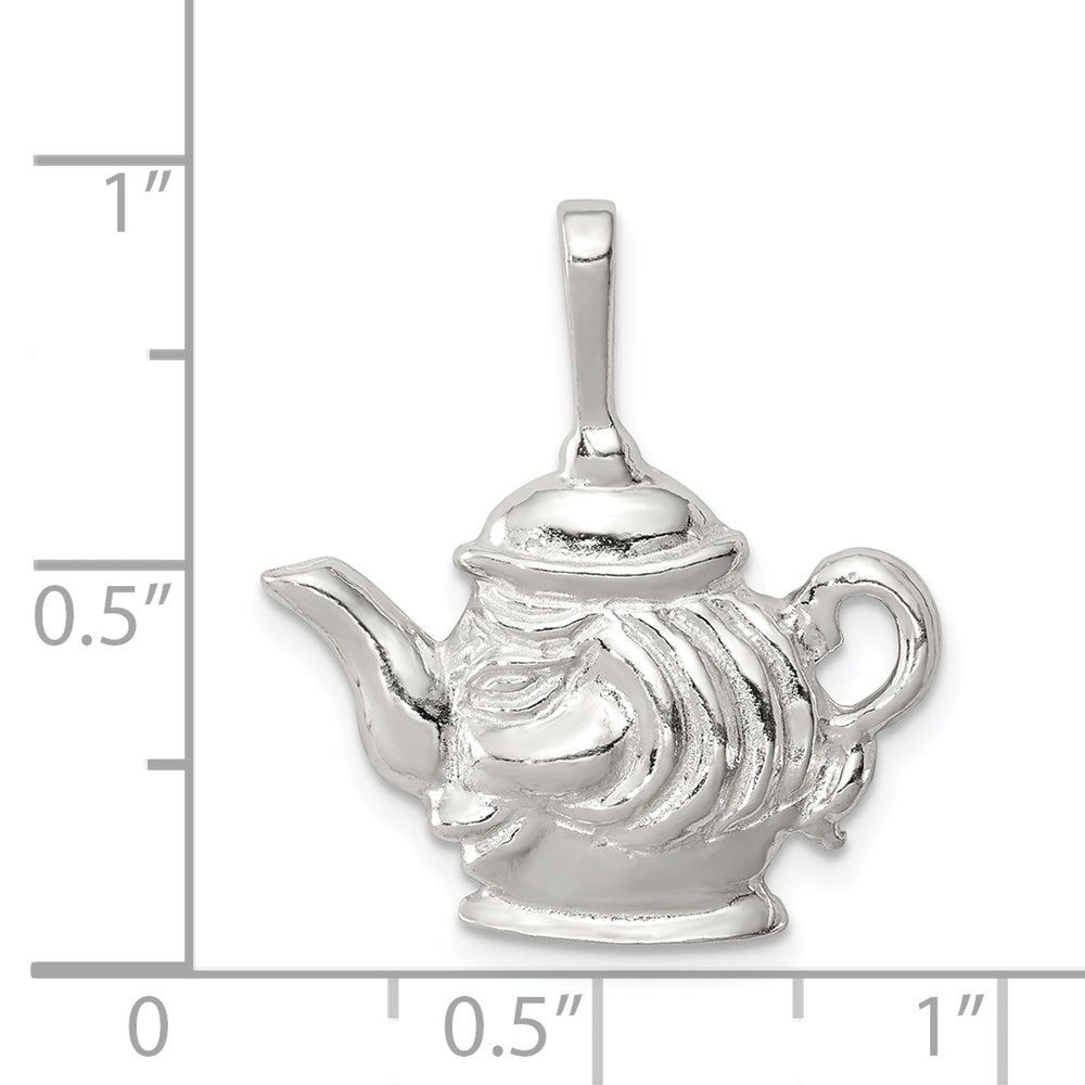 Sterling Silver Teapot Charm QC2720