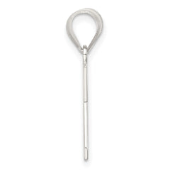 Sterling Silver Rhodium-plated Letter Z Initial Pendant QC2762Z