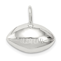 Sterling Silver Football Charm QC2786