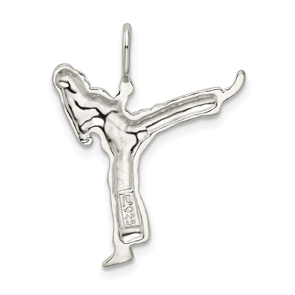 Sterling Silver Karate Charm QC2793