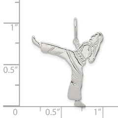 Sterling Silver Karate Charm QC2793