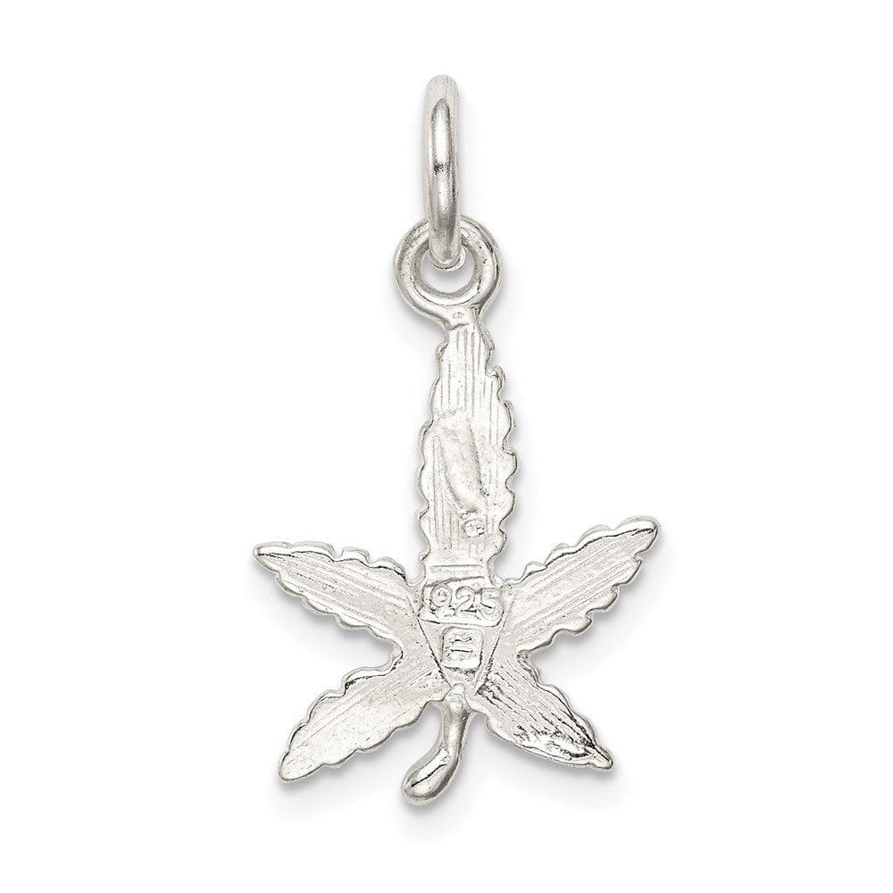 Sterling Silver Leaf Charm QC2801