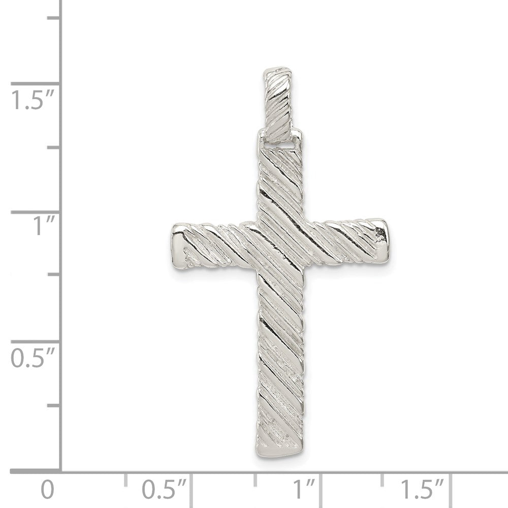 Sterling Silver Latin Cross Charm QC2815