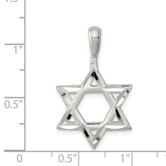 Sterling Silver Star of David Charm QC2821