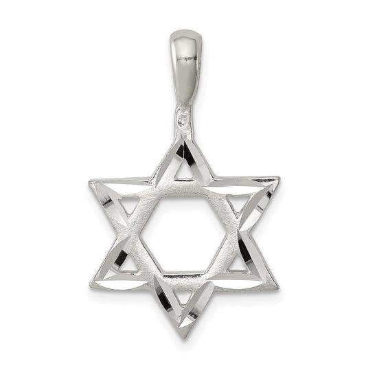 Sterling Silver Star of David Charm QC2821