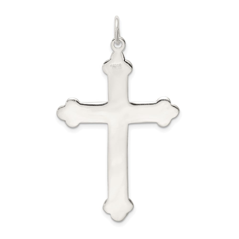 Sterling Silver Budded Cross Pendant QC2880