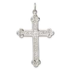 Sterling Silver Budded Cross Pendant QC2880