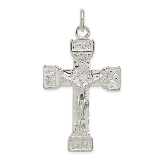 Sterling Silver Latin Crucifix Pendant QC2919